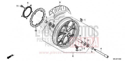 ROUE AVANT NC750SAK de 2019